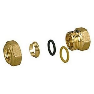 R180F Raccordo diritto filettato femmina R180FY104 3/8" x 12 GIACOMINI