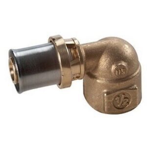 RM129 Raccordo curvo 90° filettato femmina RM129Y077 1 1/2"F x (50x4) GIACOMINI