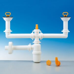 1211.037 Sifone 1211/5 Tubo Pp Ø40 Bianco Lira