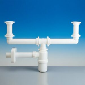 1233.113 Sifone 1233 2" Tubo Pp Ø40 Bianco Lira