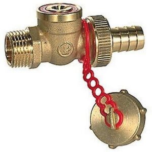 R608 Rubinetto con taglio a cacciavite M-portagomma R608Y013 1/2" GIACOMINI