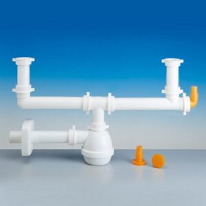 1433.067 Sifone 1433/8 2" Tubo Pp Ø40 Bianco Lira