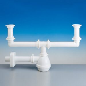 1433.118 Sifone 1433 2" Tubo Pp Ø40 Bianco Lira