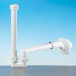 1643.019 Sifone Bidet Eccentrico  Giunto Fisso Bianco Lira