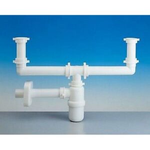 1233.112 Sifone 1233 1½" Tubo Pp Ø40 Bianco Lira