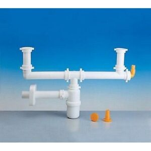 1233.219 Sifone 1233/8 1½" Tubo Pp Ø40 Bianco Lira