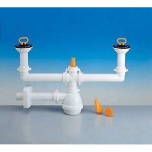 1411.017 Sifone 1411/5 Tubo Pp Ø40 Bianco Lira