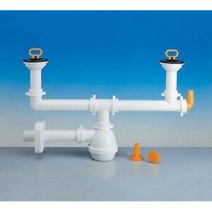 1411.047 Sifone 1411/8 Tubo Pp Ø40 Bianco Lira