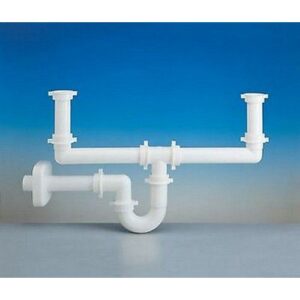 4233.181 Sifone 4233 P 1½" Tubo Pp Ø40 Bianco Lira