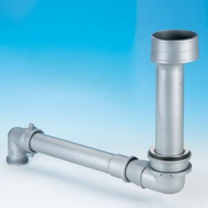 1911.162 1911Tbassa Tubo Sfioratore Pp  Uscita Curva 1½" Ga Lira