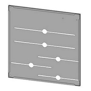 GE551-1 Telaio metallico elettrozincato GE551Y154 500 x 500 x 10 mm GIACOMINI