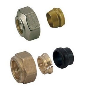 R178E Adattatore eurocono per tubo di rame R178EX112 3/4"E x 12 GIACOMINI