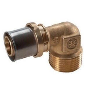 RM127 Raccordo curvo 90° filettato maschio RM127Y058 1" x (26 x 3) GIACOMINI