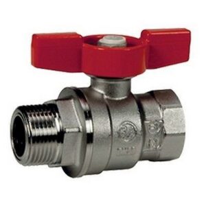 R854 Valvola attacchi F-M maniglia a farfalla R854X026 1 1/4" GIACOMINI