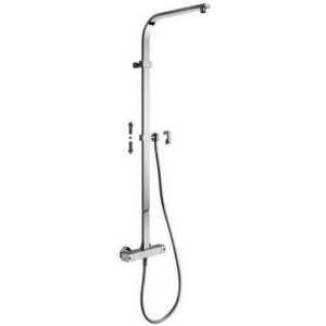 ZCOL665CRX Colonna doccia fissa CITY rettangolare senza deviatore PAFFONI