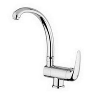 DU189CR Rubinetto miscelatore lavello canna reclinabile cromato DUEMILA PAFFONI
