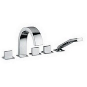 LEP044CR Batteria bordo vasca 5 fori LEVEL PAFFONI