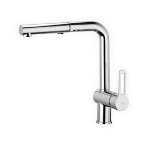 RIN285CR Rubinetto miscelatore lavello monoforo con doccetta estraibile RINGO PAFFONI