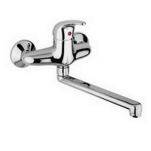 ND161CR Rubinetto miscelatore lavello a muro NETTUNO DUE PAFFONI