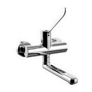 CA302CR Rubinetto miscelatore lavello a muro con leva clinica cromato CANDY PAFFONI