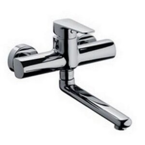 SY161CR Gruppo lavello a muro con canna orientabile tubo diritta SLY PAFFONI