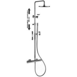 ZCOL646KLIQCR BIRILLO KING Colonna doccia regolabile BIRILLO PAFFONI