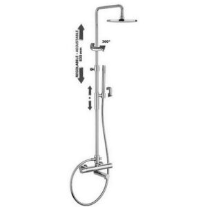 ZCOL721LIQCR BIRILLO Colonna doccia regolabile BIRILLO con deviatore PAFFONI