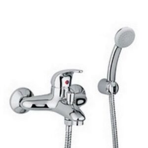 ND026CR Rubinetto miscelatore vasca con doccia Trieste Bis e supporto NETTUNO DUE PAFFONI - immagine 1
