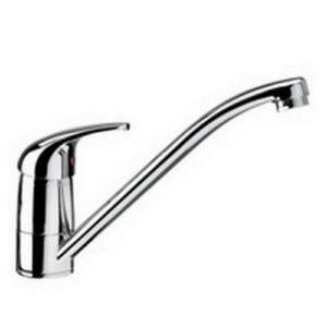 ND182TCR Rubinetto miscelatore lavello monoforo canna orientabile tubo NETTUNO DUE PAFFONI