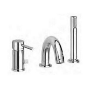 LIG047CR Rubinetto miscelatore bordo vasca con 'portata maggiorata' LIGHT PAFFONI