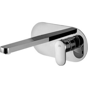 CA106CR  Rubinetto miscelatore incasso lavabo con piastra in acciaio inox  CANDY PAFFONI