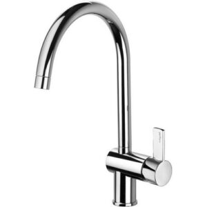 RO180CR  Rubinetto miscelatore lavello monoforo completo di aeratore M22x1F   ROCK PAFFONI