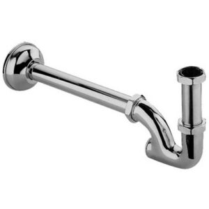 ZACC062CR  Sifone per lavabo e bidet con tappo posteriore attacco 1" FITTINGS PAFFONI