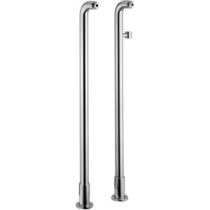 ZACC215CR Coppia colonne a pavimento per gruppo vasca esterno   FITTINGS PAFFONI