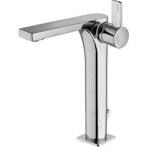 RO085CR Rubinetto miscelatore lavabo prolungato con scarico automatico 1”1/4 ROCK  PAFFONI