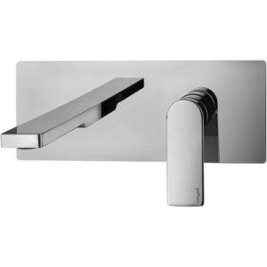 TA105CR  Rubinetto miscelatore incasso lavabo con piastra in acciaio inox   TANGO PAFFONI