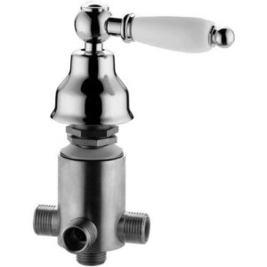 ZDEV083CR  Deviatore Retrò per bordo vasca con 2 entrate - 2 uscite   PAFFONI