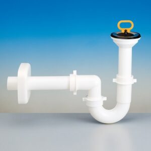 4111.009 Sifone 4111 P Tubo Pp Ø40 Bianco Lira