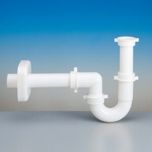 4133.092 Sifone 4133 P 2" Tubo Pp Ø40 Bianco Lira