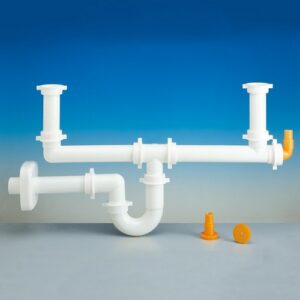 4233.199 Sifone 4233 P/8 1½" Tubo Pp Bianco Lira