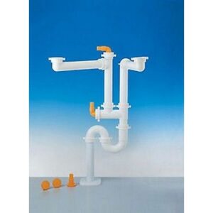 9.1275.54 Sifone New Spazio 2/S Bianco Lira