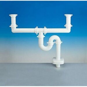 4233.271 Sifone 4233 S 1½" Tubo Pp Ø40 Bianco Lira