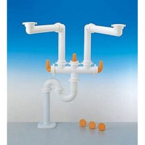 9.1275.11 Sifone Spazio 2  .../S  Pp Bianco Lira