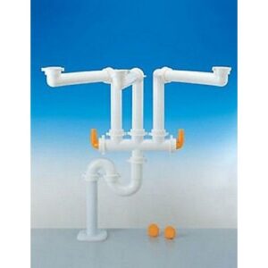 9.1273.08 Sifone Spazio 3 .../S  Ø40 L/1731 Pp Bianco Lira