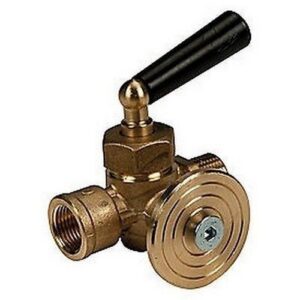 R228I Rubinetto a 3 vie porta manometro R228IY001 1/4" GIACOMINI