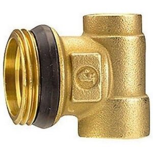 R591D Terminale collettori doppio attacco R591DY004 3/4"Mx1/2"Fx3/8"F GIACOMINI