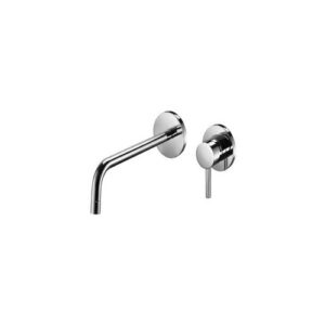 BI104CR70 Rubinetto miscelatore incasso 2 Fori 2 Piastre d.70 bocca mm.120 BIRILLO PAFFONI