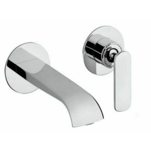 CT02074 Miscelatore Monocomando Lavabo Incasso scarico 1"1/4  CONTRASTO FRISONE