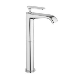 CTF003151 LAVABO T/C CON PROLUNGA T/C SENZA SCARICO CROMATO CONTRASTO FRISONE