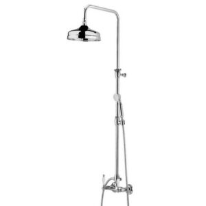 DV005521151 Kit rubinetto colonna doccia telescopica soffione docciacromato FRISONE